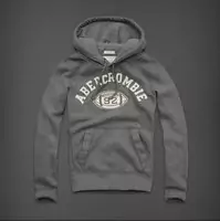 hommes giacca hoodie abercrombie & fitch 2013 classic t65 fleur grise